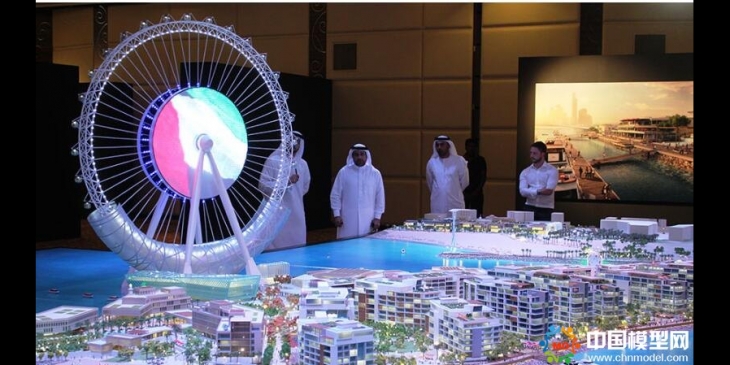 迪拜藍水島摩天輪項目模型